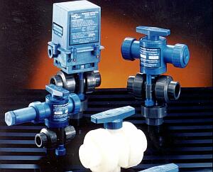 ball valve photo, comparison to solenoid valves