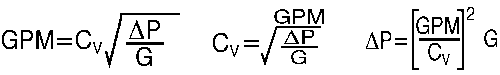 Flow formulas