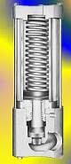 normally-closed Air operated shutoff valves for harsh chemicals and environments